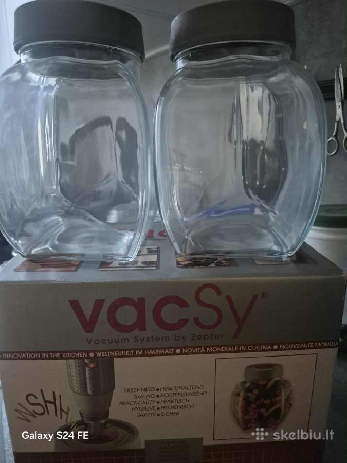 Zepter Stikliniai Vakuuminiai Indai