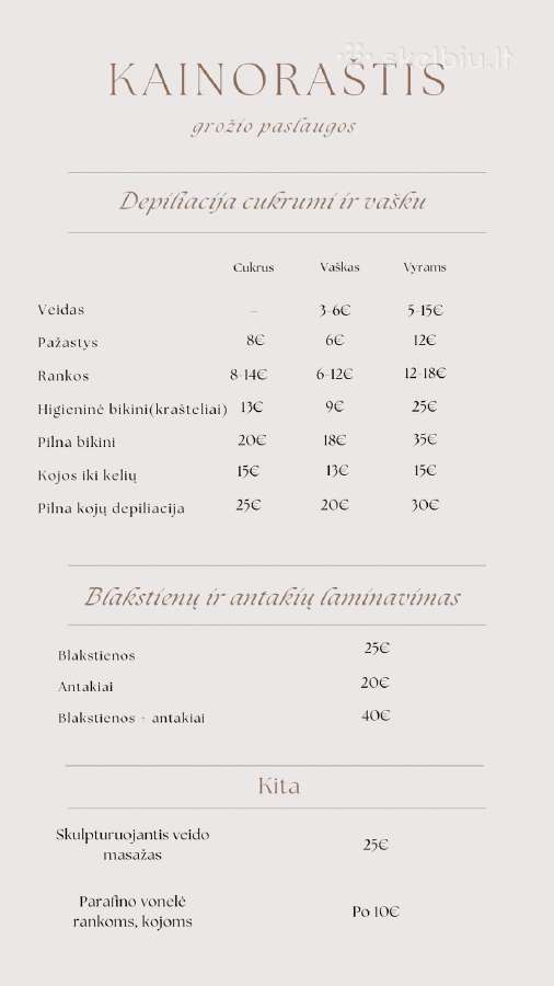 Depiliacija vyrams ir moterims,veido masažas. - nuotraukos Nr. 6