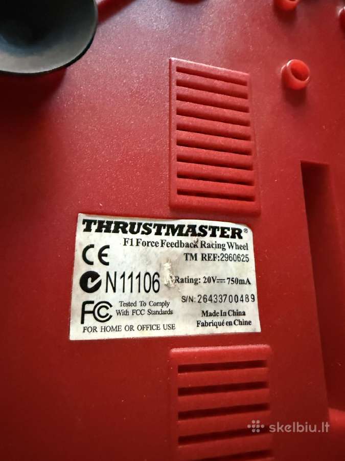 Thrustmaster Ferrari F1 Force Feedback Schumacher - nuotraukos Nr. 3