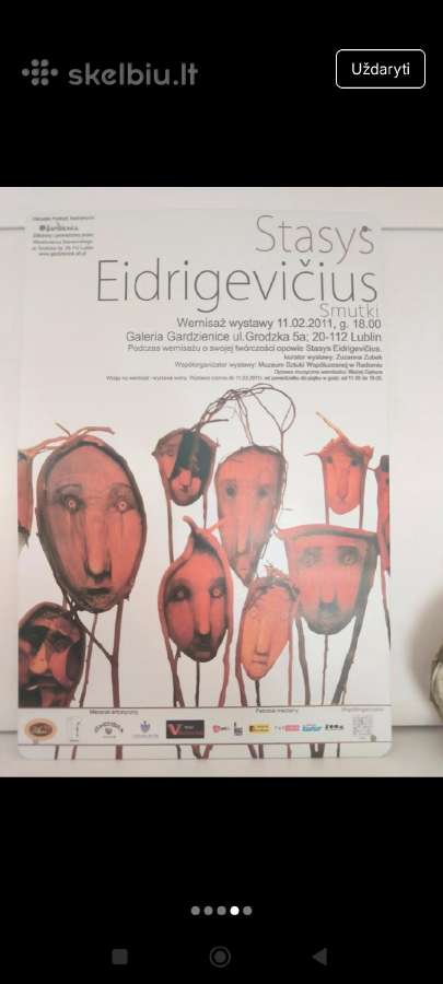 Stasys Eidrigevicius Lublin exhibition posksliukas - nuotraukos Nr. 5