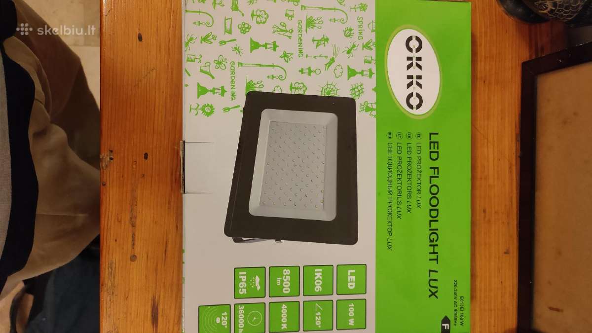 Lauko prožektorius Okko LED E013ei 100w 8500lm 400 - nuotraukos Nr. 3
