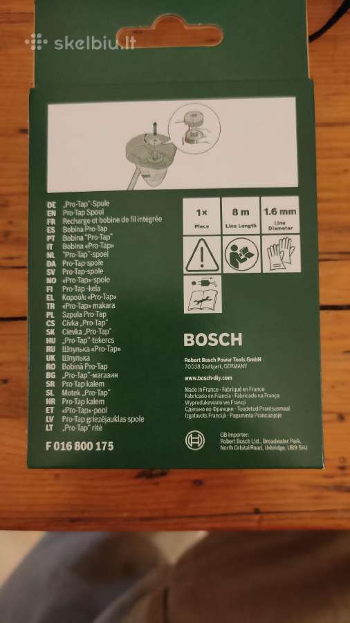 Bosch „pro-tap“ ritė 8 m (1,6 mm) - nuotraukos Nr. 2