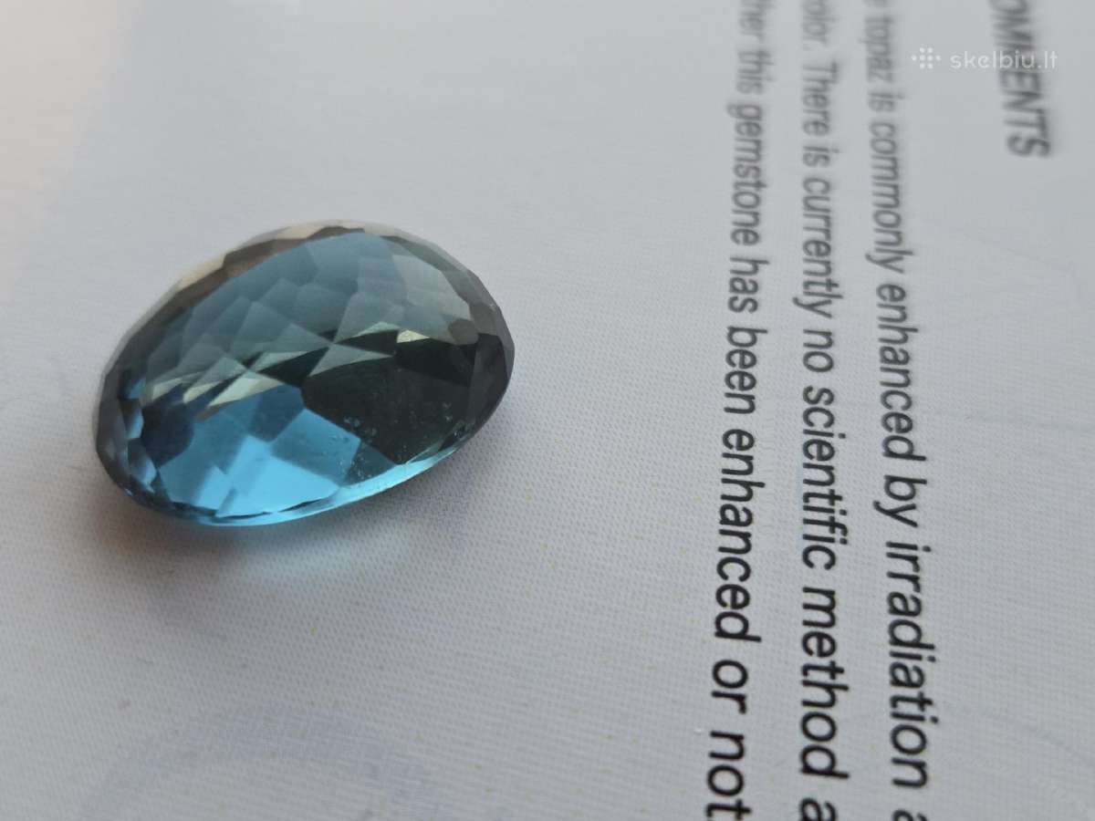 Parduoda 24,62ct natūralų topazą - nuotraukos Nr. 3
