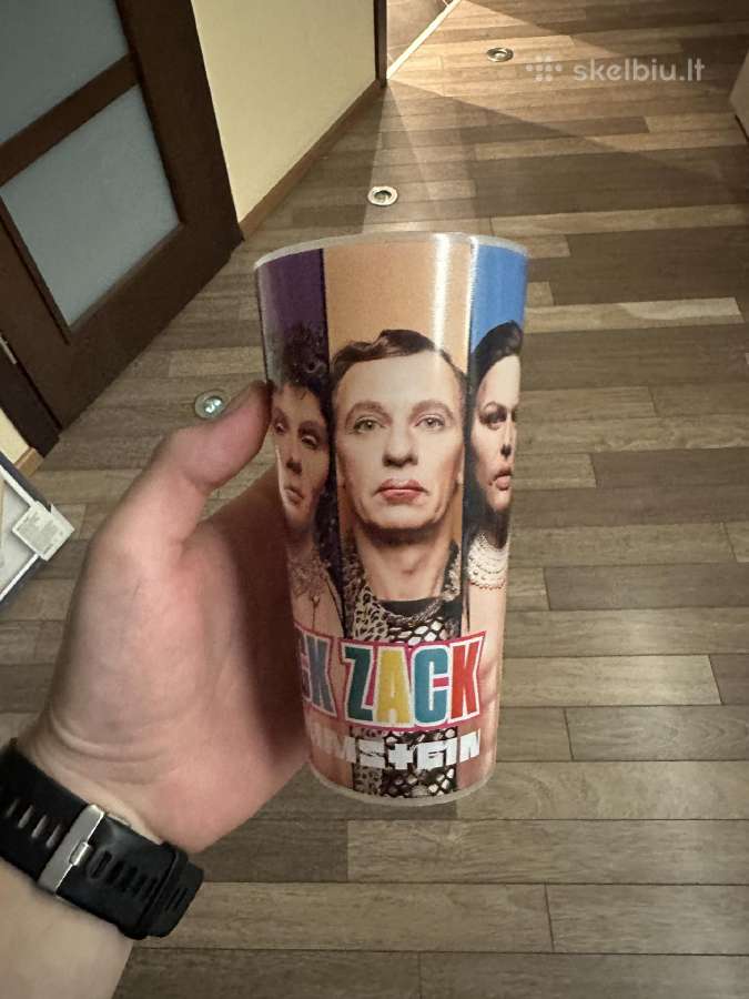 Rammstein stiklinė bokalas