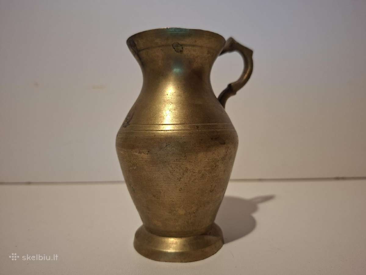 Bronzinė vazelė nedidelė 11cm aukstis - nuotraukos Nr. 3