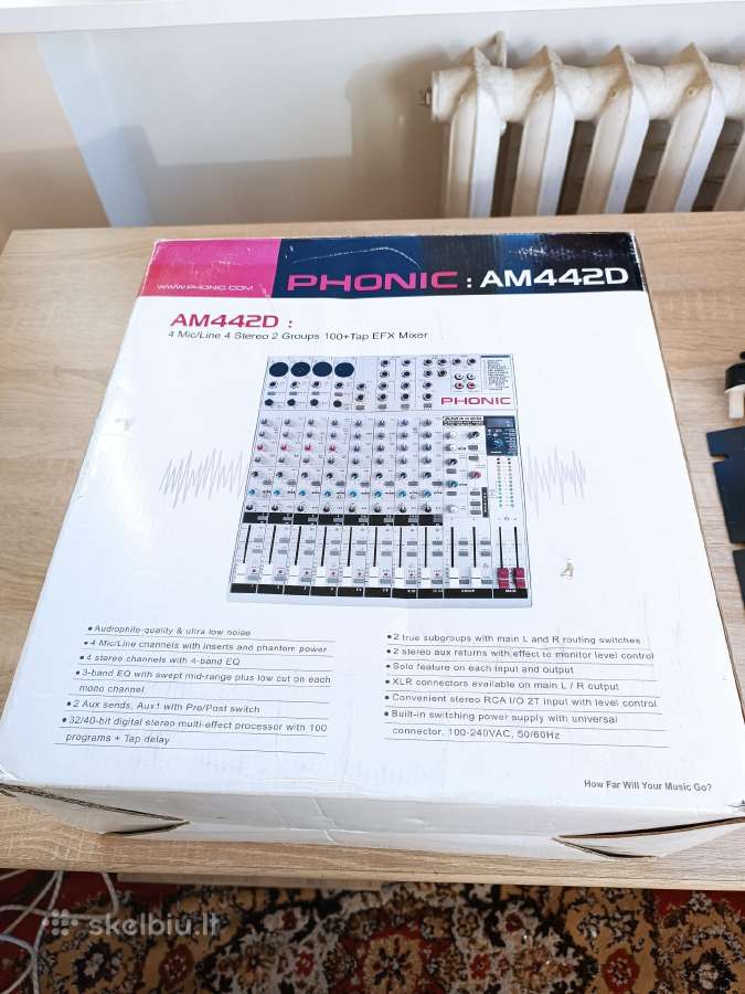Mikšerinis pultas Phonic Am442d - nuotraukos Nr. 4