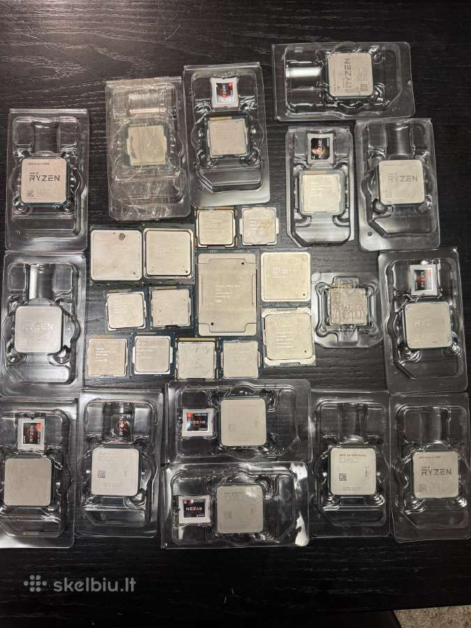 Ivairus procesoriai Intel, Ryzen - nuotraukos Nr. 3