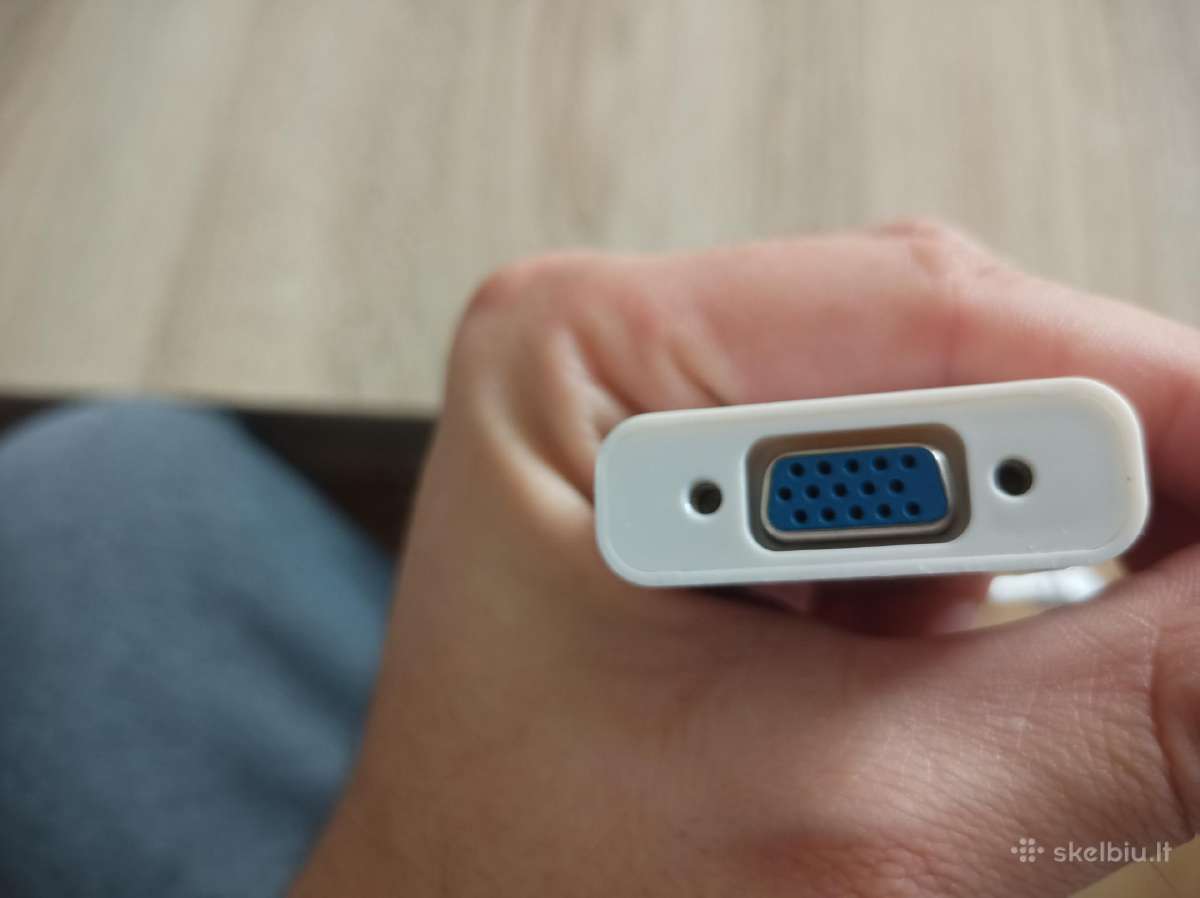 Vga to Mini Dp (Mini displayport) adapteris. - nuotraukos Nr. 2