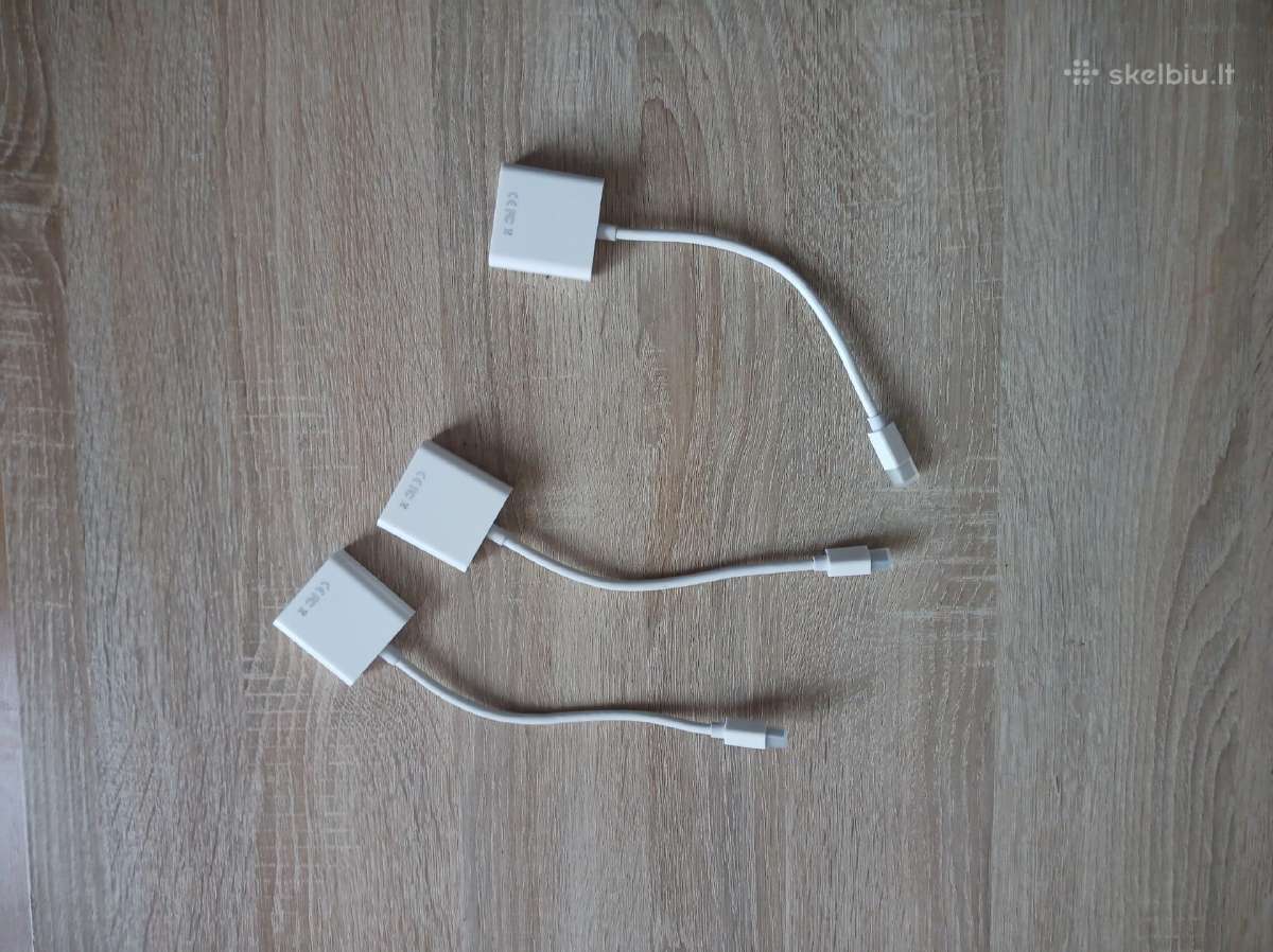 Vga to Mini Dp (Mini displayport) adapteris. - nuotraukos Nr. 3