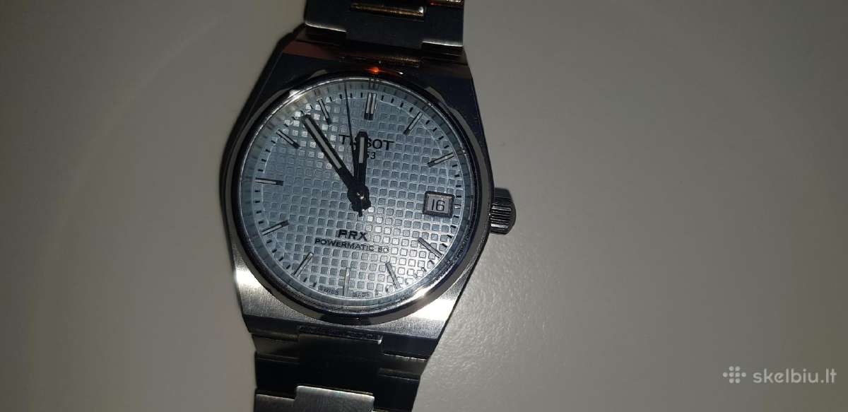 Tissot Prx Ice blue 35mm laikrodis
