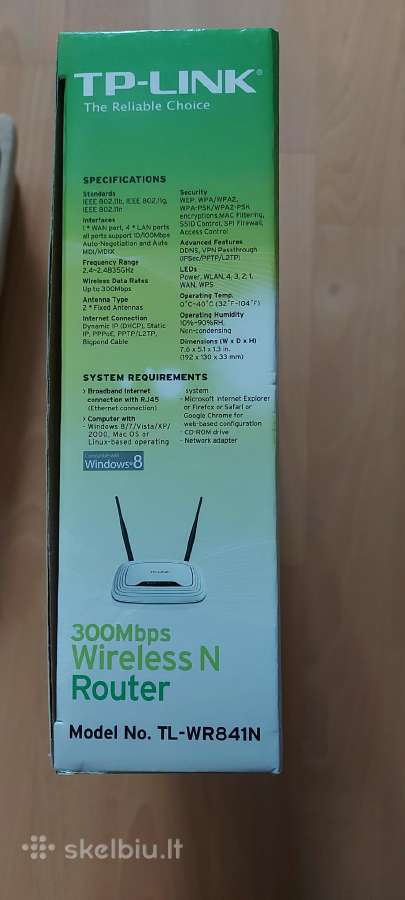 Tp-link maršrutizatorius - nuotraukos Nr. 3
