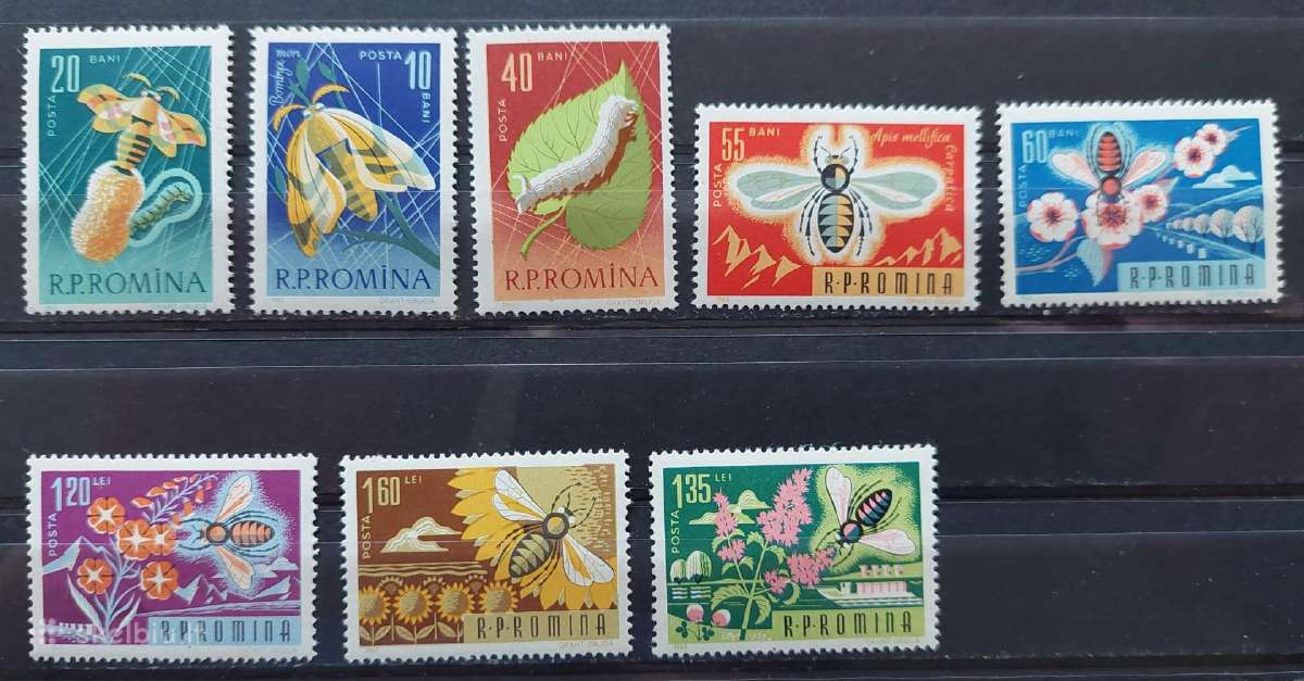 Rumunija 1963 drugeliai ir vabzdžiai, švarus Miche
