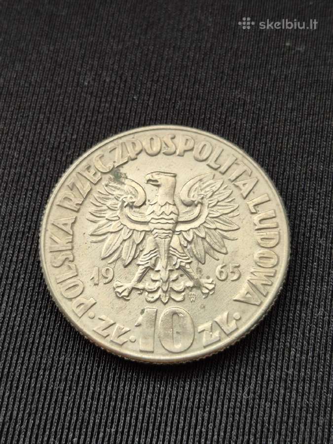 10 zlotų 1965 Mw Kopernikas - nuotraukos Nr. 2