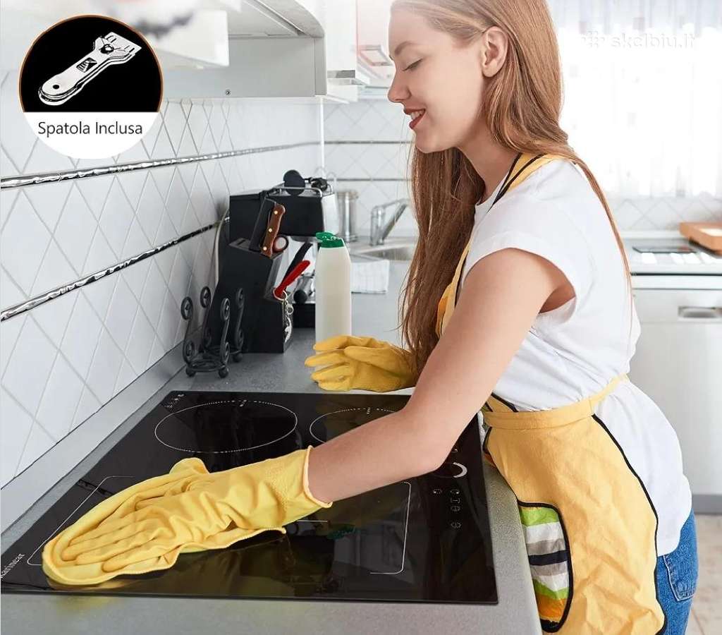 Indukcinė kaitlentė Karinear su Flexi Zone 60cm - nuotraukos Nr. 5