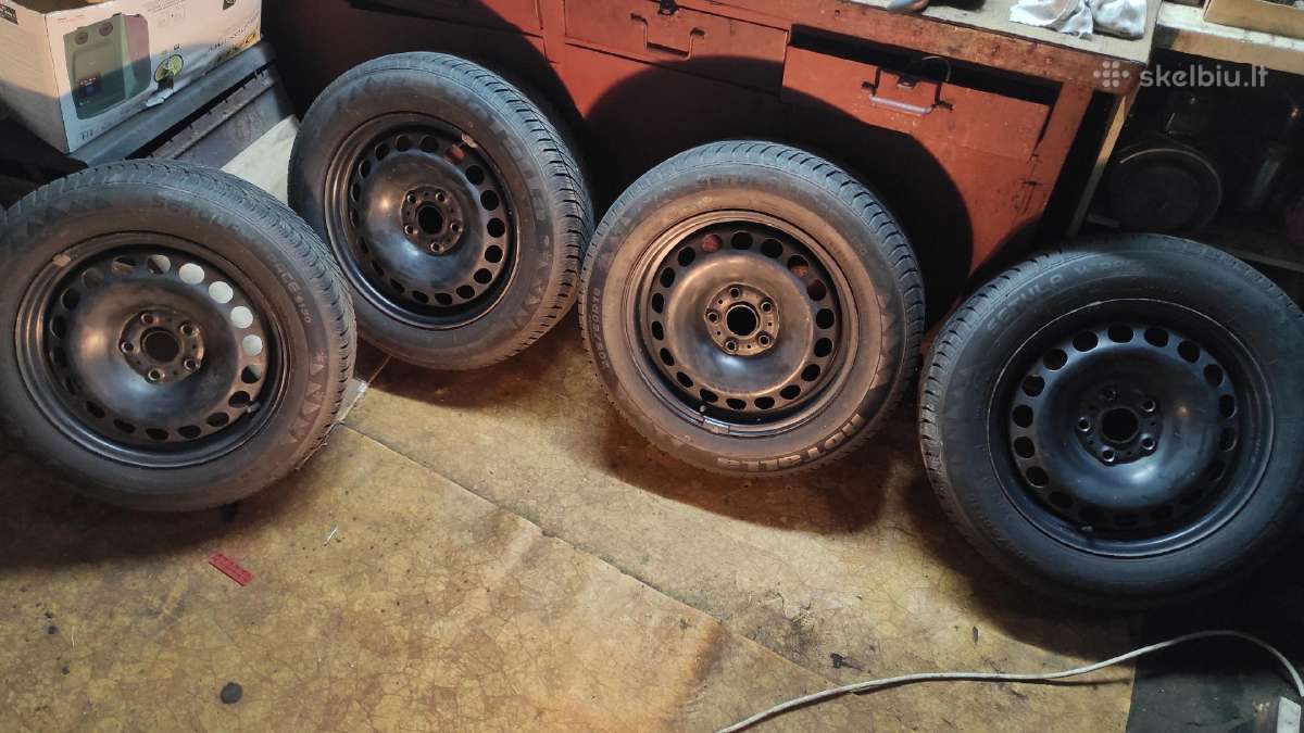 205/60 R16 padangos su VW skardiniais ratlankiais - nuotraukos Nr. 2