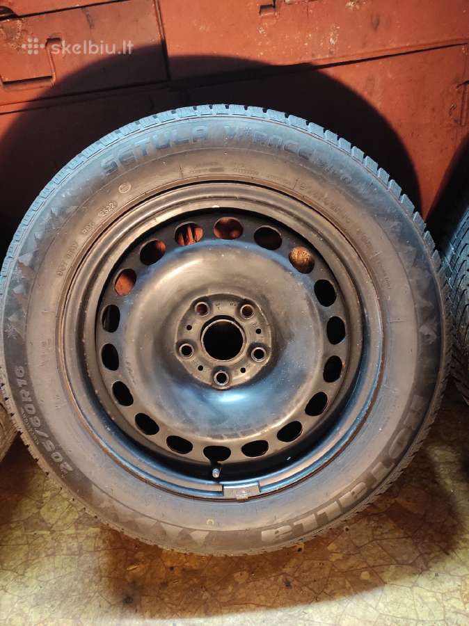 205/60 R16 padangos su VW skardiniais ratlankiais - nuotraukos Nr. 8