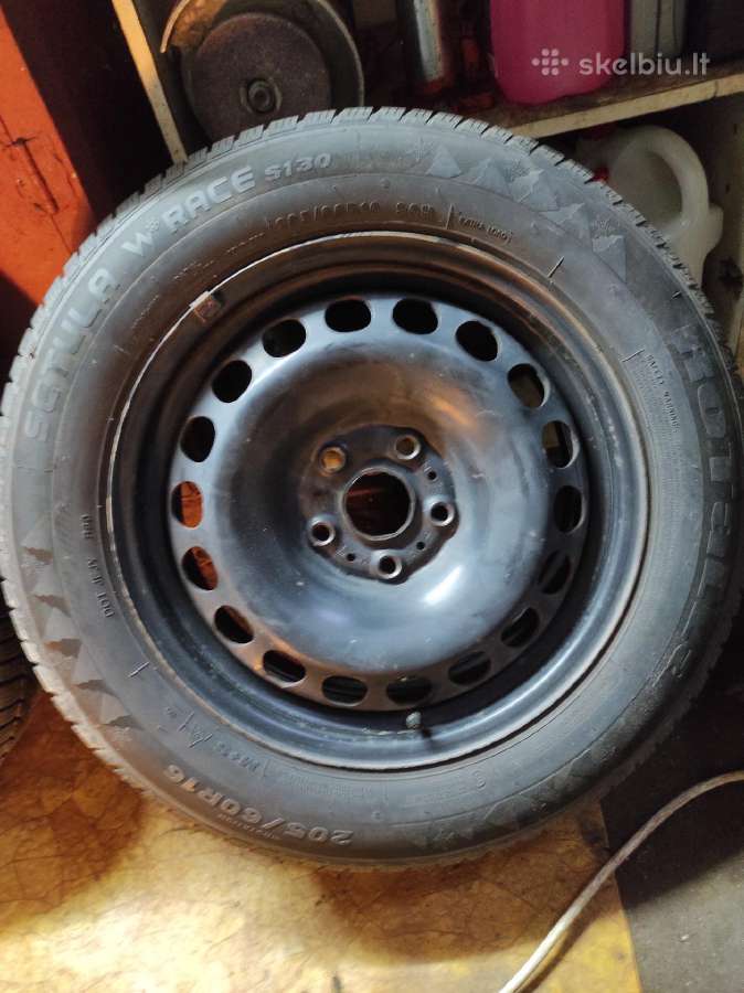 205/60 R16 padangos su VW skardiniais ratlankiais - nuotraukos Nr. 9