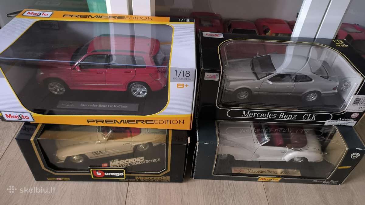 1:18 Mercedes modeliukai