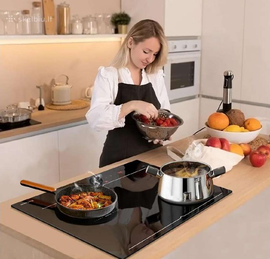 Indukcinė kaitlentė Karinear su 2x Flexi Zone 60cm - nuotraukos Nr. 12