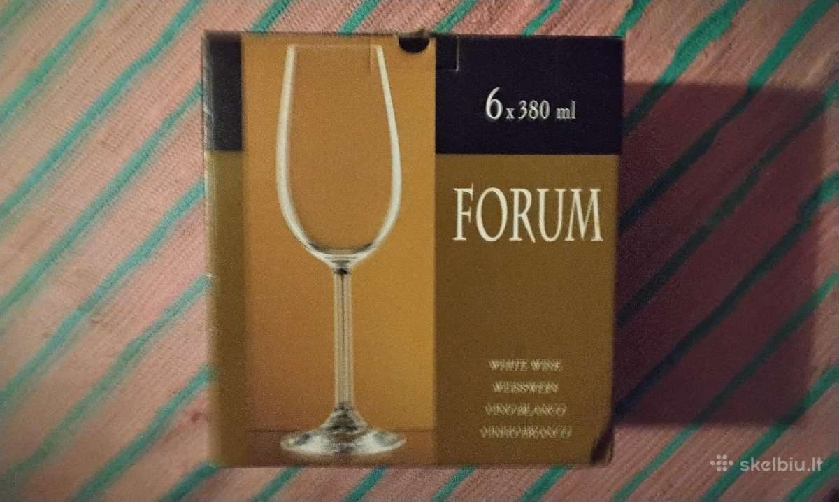 Naujos Vyno Taurės"bohemia"talpa 350 ml.6 vnt. - nuotraukos Nr. 7