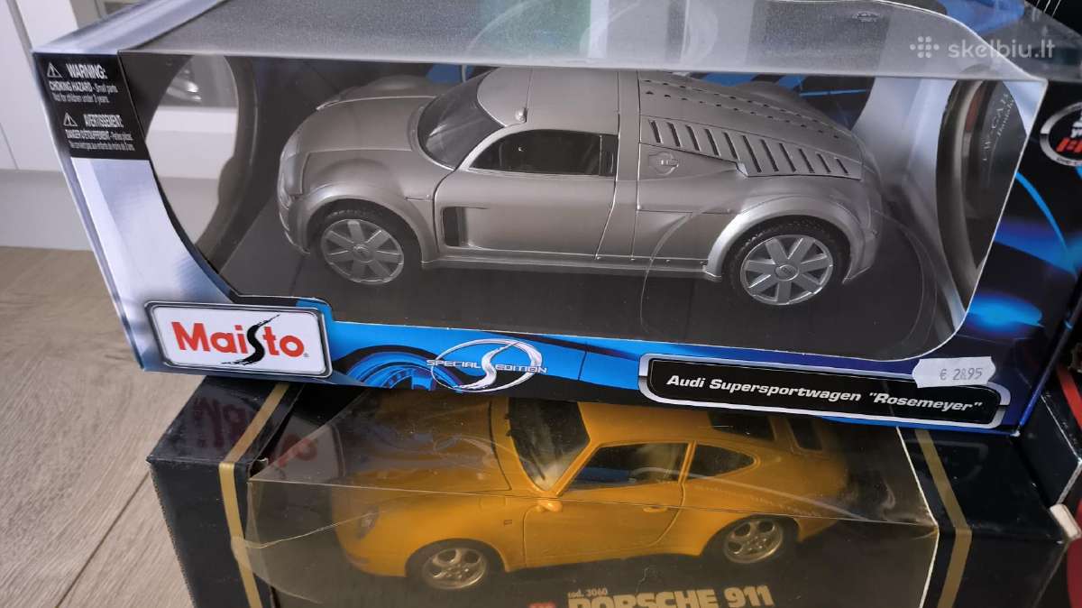 1:18 Porsche, Audi, VW modeliukai - nuotraukos Nr. 3