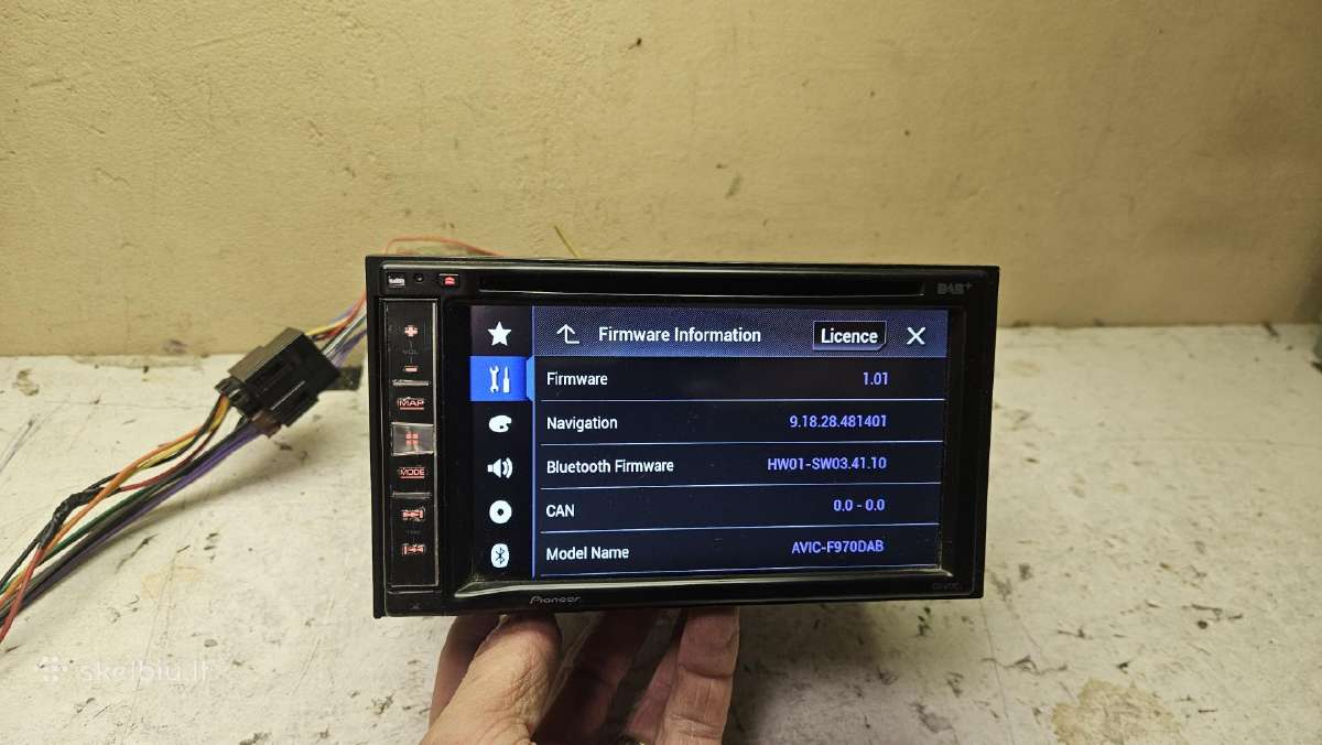 Parduodu pioneer avic-f970dab carplay - nuotraukos Nr. 17