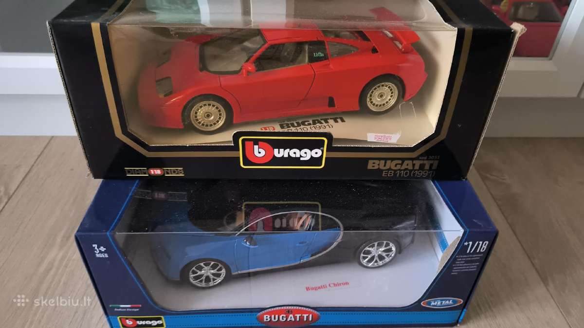 1:18 Land Cruiser, Bugatti, Cadillac modeliukai - nuotraukos Nr. 4
