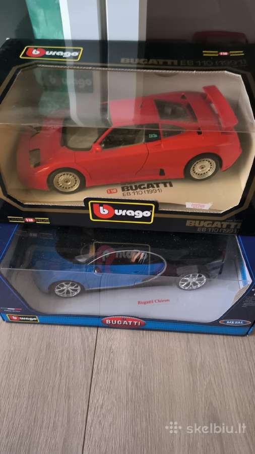 1:18 Land Cruiser, Bugatti, Cadillac modeliukai - nuotraukos Nr. 5