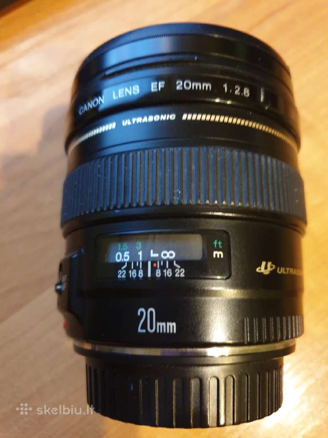 Canon Lens Ef 20mm 1.2.8 ultrasonic - nuotraukos Nr. 5