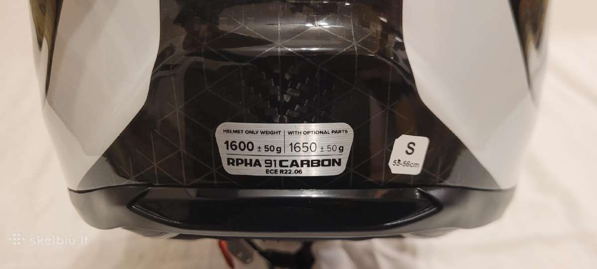 Šalmas Hjc Rpha91 Carbon - nuotraukos Nr. 7