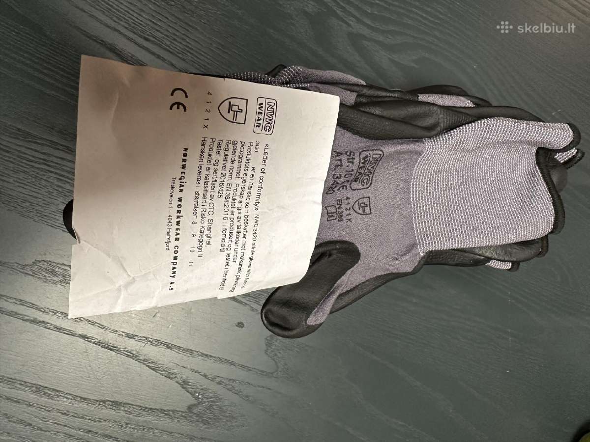 Darbo pirštinės nwc wear 10 ismera - nuotraukos Nr. 5