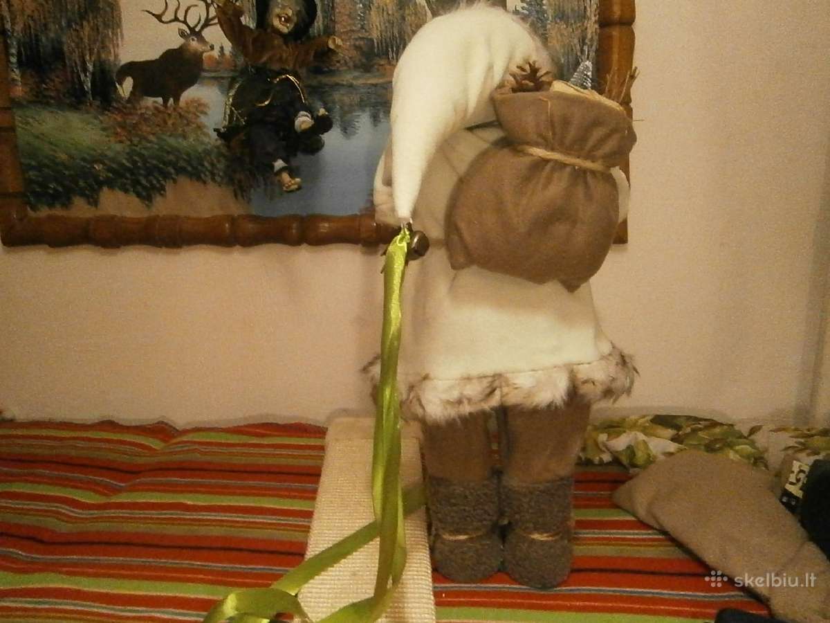 Nykštukas su megztais drabužiais 60 cm, senis - nuotraukos Nr. 7