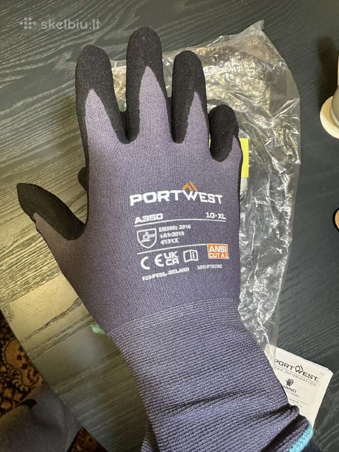 Darbo pirštinės portwest 10/XL - nuotraukos Nr. 3