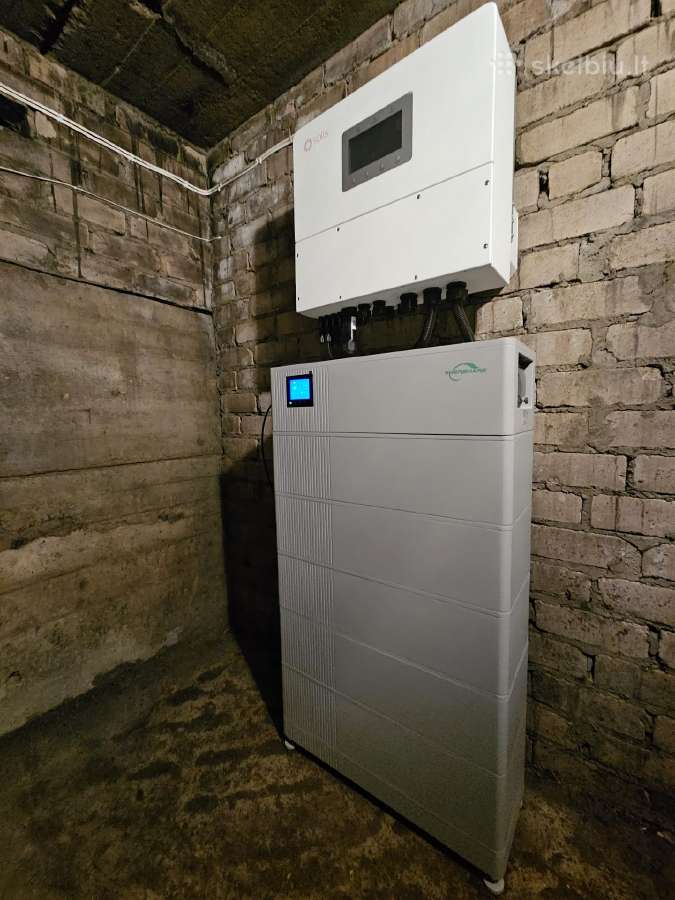 Saulės elektrinės komplektas su akumuliatoriais - nuotraukos Nr. 2
