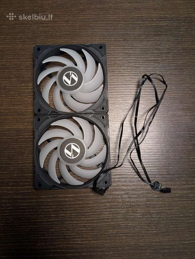 Du Rgb ventiliatoriai Lian Li, 120 mm, Pwm.