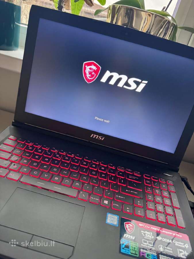 Msi Gp62m 7rex Leopard nešiojamas kompiuteris - Skelbiu.lt