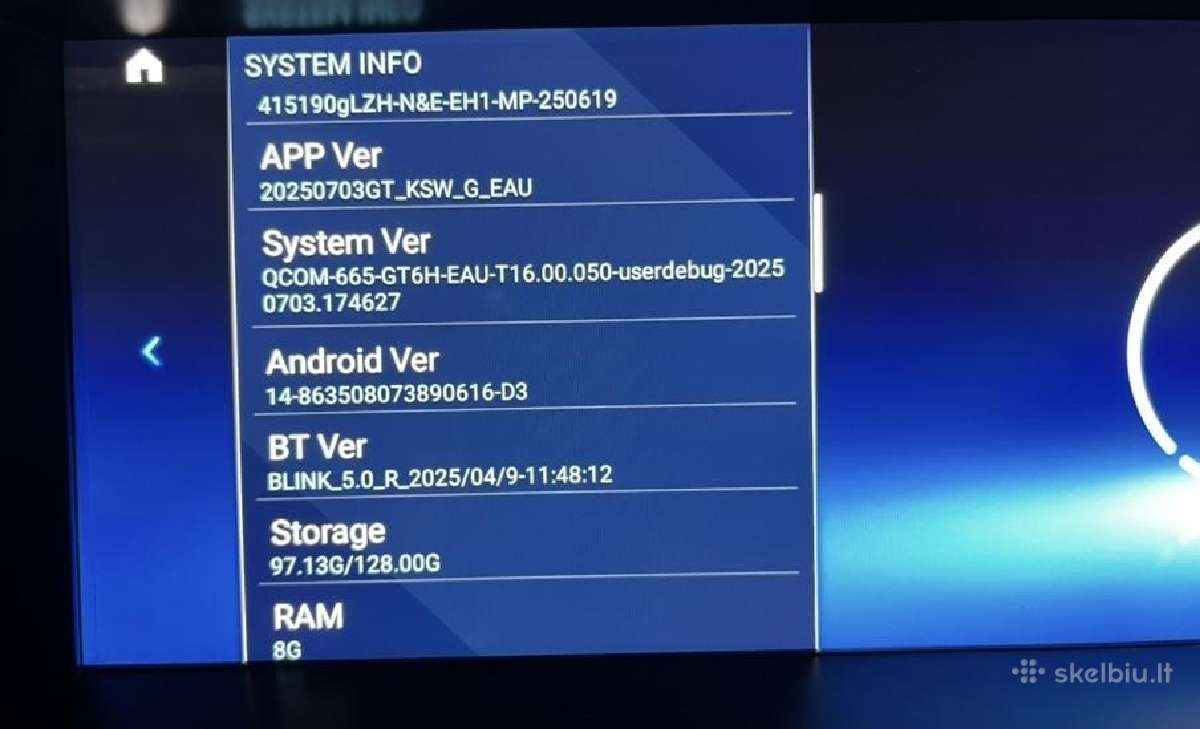 Android 14 Snapdragon 665 Bmw F10 F11 - nuotraukos Nr. 3