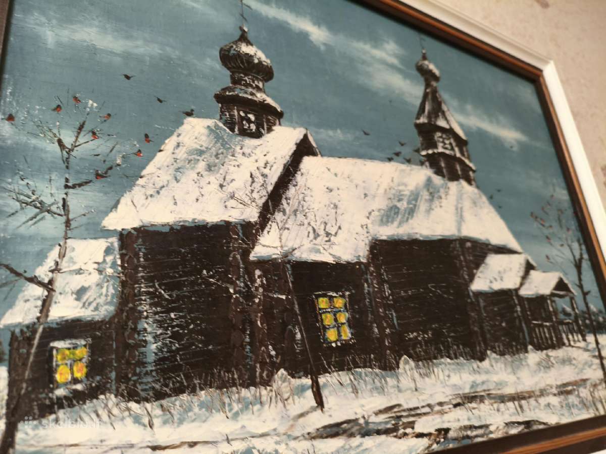 Paveikslas "XIX a.bažnyčia" - nuotraukos Nr. 5