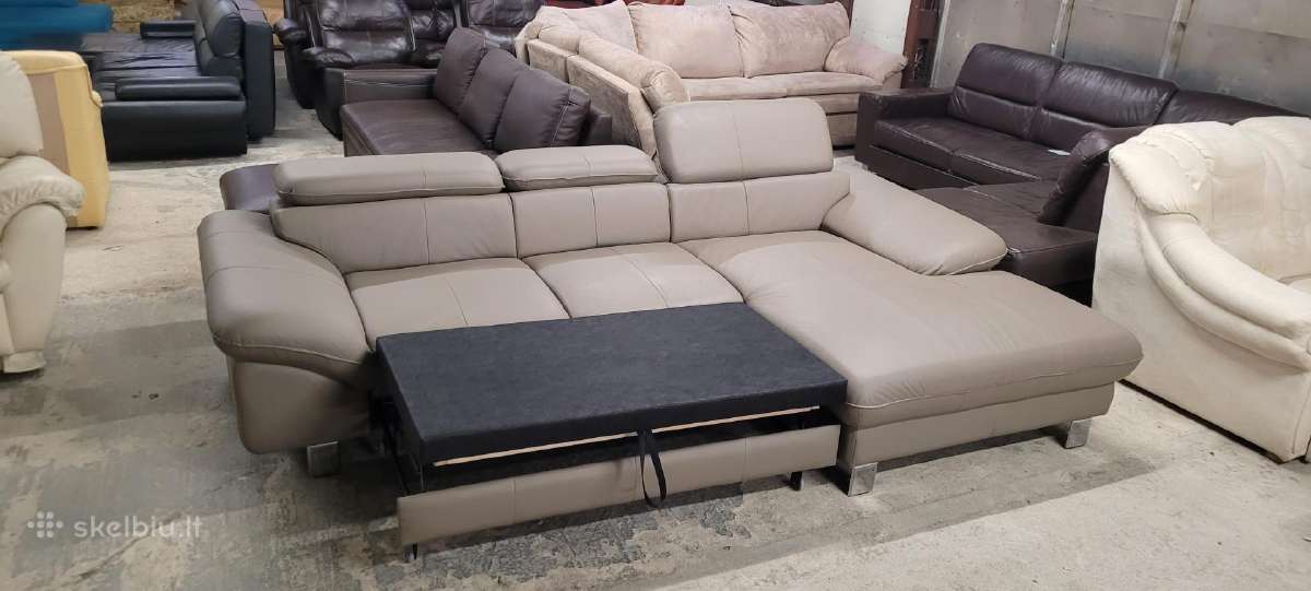 Odiniai Baldai Reglainer komplektas kampas sofa - nuotraukos Nr. 10