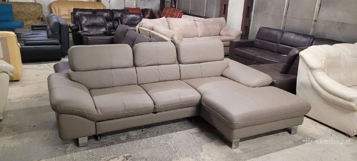 Odiniai Baldai Reglainer komplektas kampas sofa - nuotraukos Nr. 9