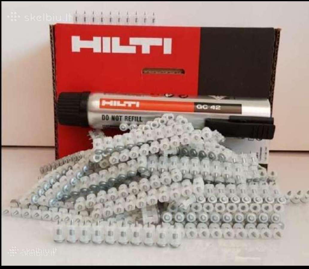 Hilti Gx3/gx120 vinekalių vinys1200vnt. - nuotraukos Nr. 3