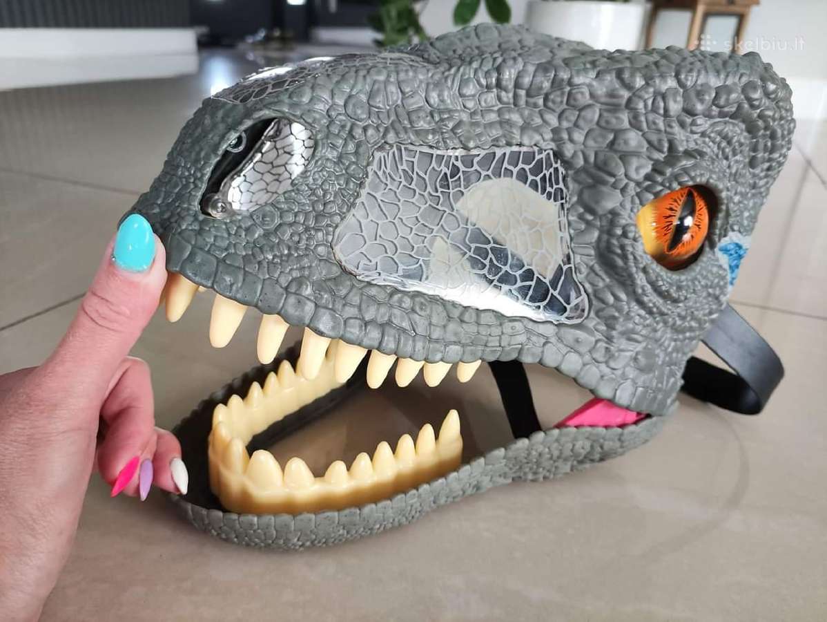 Dinozauro galva/ kaukė. Interaktyvi