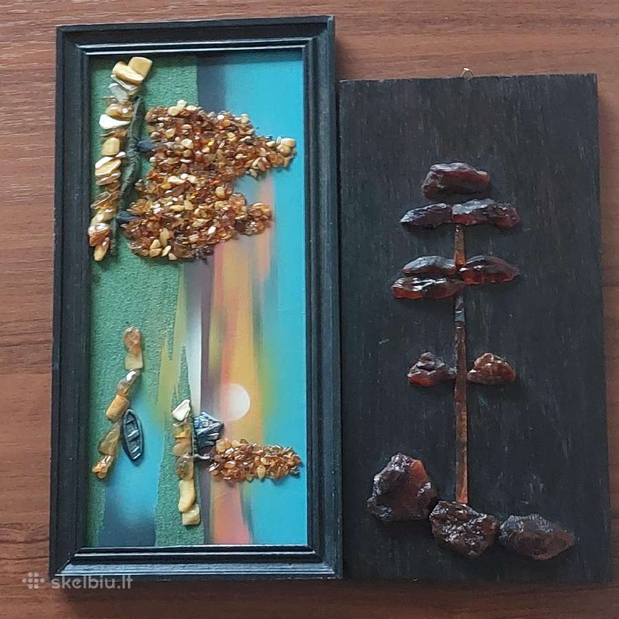Gintariniai paveikslai / Amber Art . - nuotraukos Nr. 24