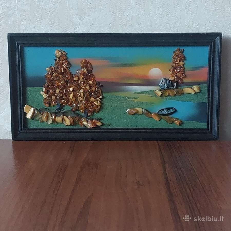 Gintariniai paveikslai / Amber Art . - nuotraukos Nr. 26