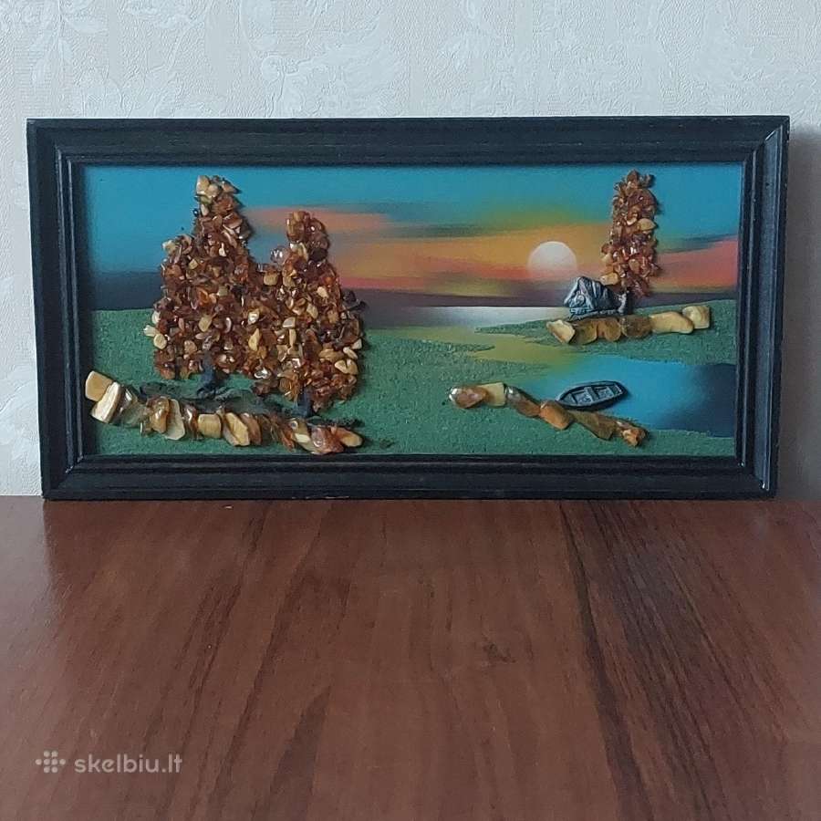 Gintariniai paveikslai / Amber Art . - nuotraukos Nr. 30