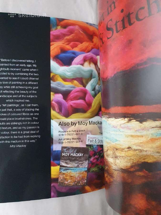 Nauja Knyga apie vėlimą "Felt & stitch" anglų k. - nuotraukos Nr. 3