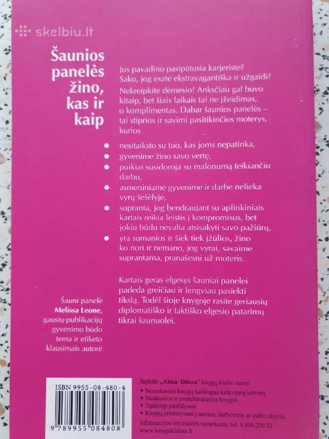 Nauja knyga "Šaunios panelės etiketas" - nuotraukos Nr. 2