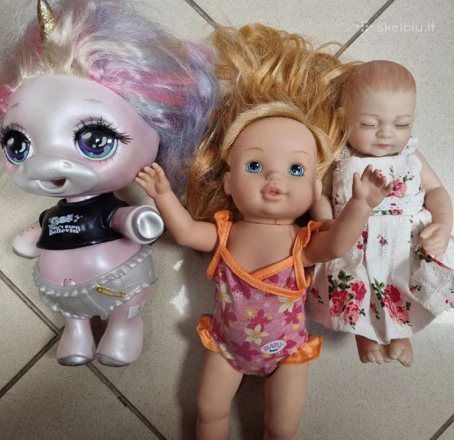 Reborn lėlė, su plaukais lėlė.pony lėlė