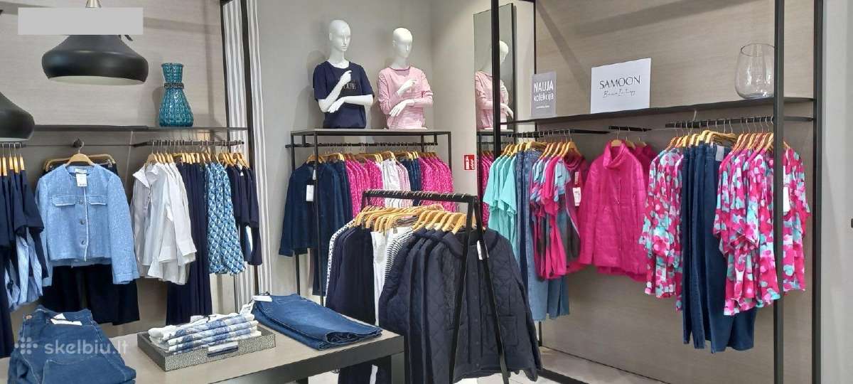 Išskirtinio prabangaus dizaino parduotuvės įranga