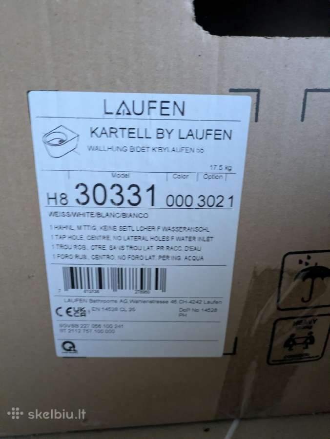 Kartell by Laufen bidė - nuotraukos Nr. 3